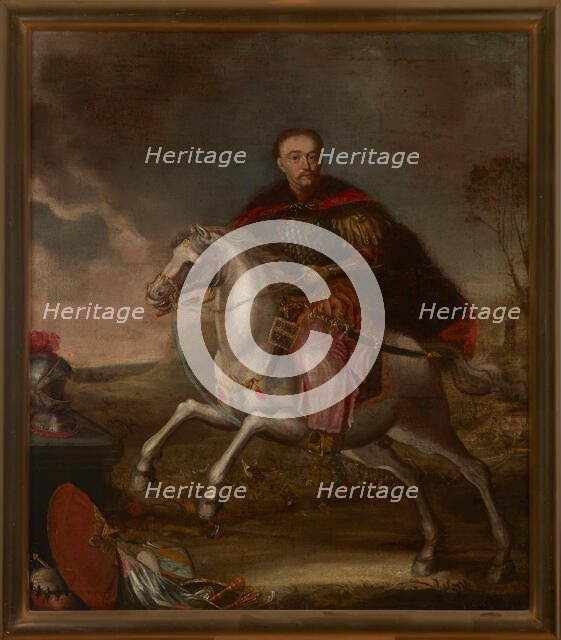 Equestrian Portrait of John III Sobieski (1629-1696), King of Poland, 4th quarter of 17th century. Creator: Unknown.