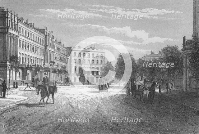 Belgrave Square, Westminster, London, c1850 (1878). Artist: Unknown.