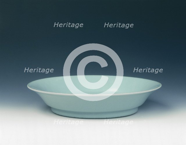 Ru type dish, Qianlong period, Qing dynasty, 1736-1795. Artist: Unknown