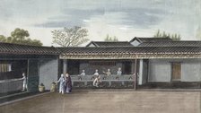 Drying tea leaves, China, 19th century. Artist: Unknown