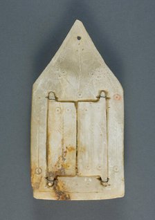 Mirror with Frame, Late Roman-Byzantine Period (4th-7th century). Creator: Unknown.