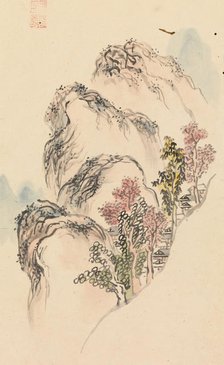 Album of Landscape Paintings, late 18th century. Creator: Kuwayama Gyokushu.