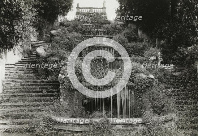 Villa Torlonia, Frascati, Lazio, Italy, 1925. Creator: Frances Benjamin Johnston.