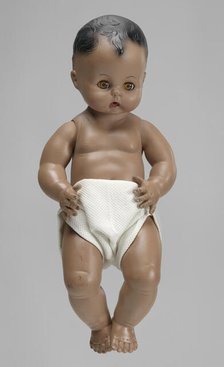 Baby doll used by Northside Center for Child Development, 1968. Creator: Effanbee Doll Company.