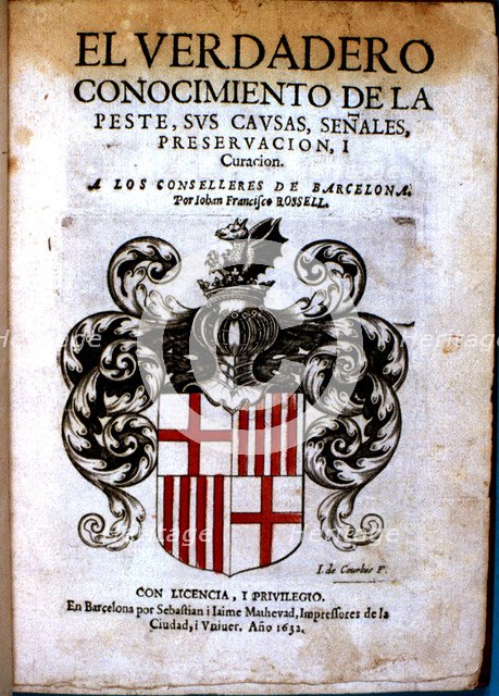 Cover of the book 'El verdadero conocimiento de la peste, sus causas, señales, preservación y cur…