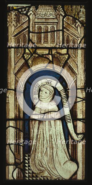 Kneeling Donor, about 1440-1450. Creator: Unknown.