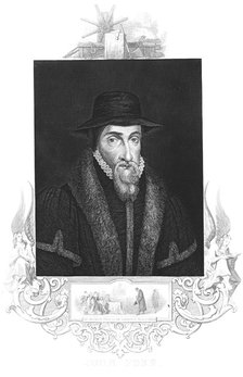 John Foxe, 16th century English martyrologist, c1880. Artist: Unknown