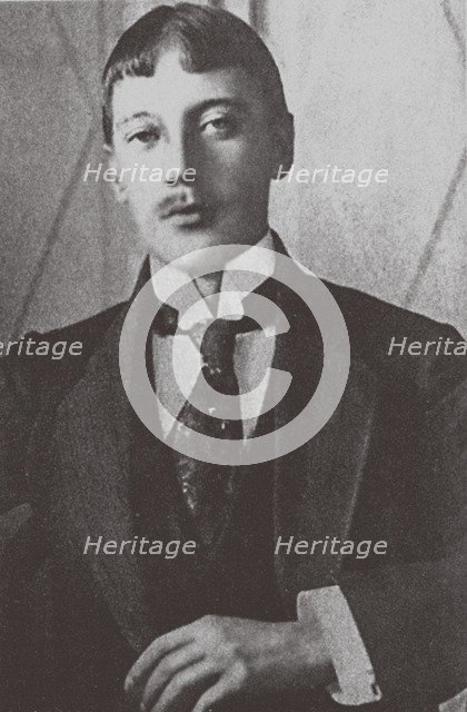 Russian poet Nikolay Gumilyov (1886-1921). Artist: Anonymous  