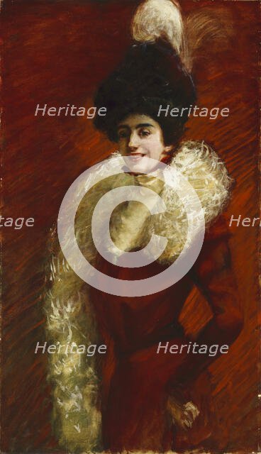 Alice Warder Garrett, ca. 1909-1910. Creator: Alice Pike Barney.