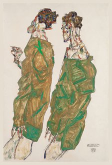 Devotion, 1913. Artist: Schiele, Egon (1890–1918)