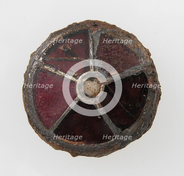 Disk Brooch, Frankish, 6th century. Creator: Unknown.