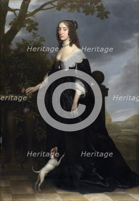 Elizabeth Stuart (1596-1662), Queen of Bohemia, 1642. Artist: Honthorst, Gerrit, van (1590-1656)