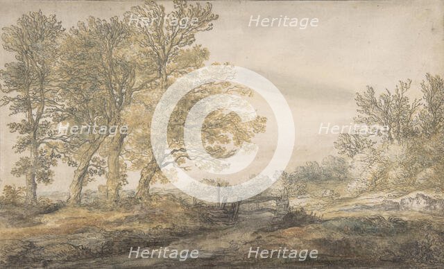 Landscape with Trees, 1635-91. Creator: Aelbert Cuyp.