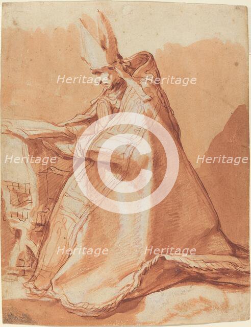 Seated Bishop. Creator: Abraham Bloemaert.