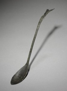 Spoon with Fish-Tail Design, 918-1392. Creator: Unknown.