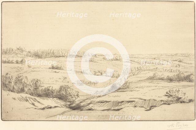 Plain (La plaine). Creator: Alphonse Legros.