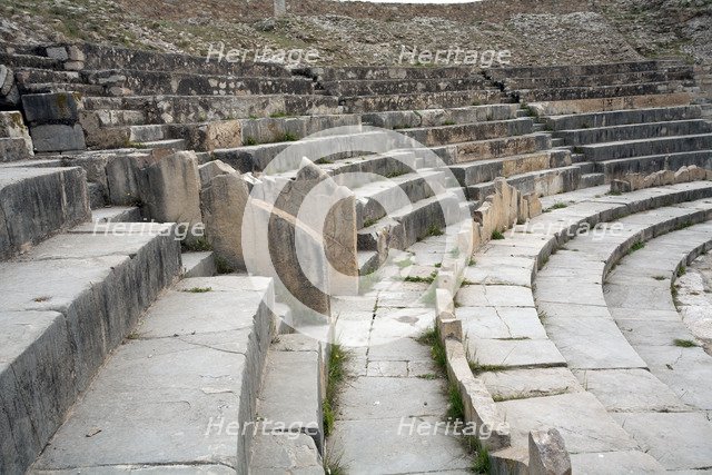 The theatre at Bulla Regia, Tunisia. Artist: Samuel Magal