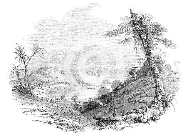 Kororarika Beach, Bay of Islands, New Zealand, 1845. Creator: Unknown.