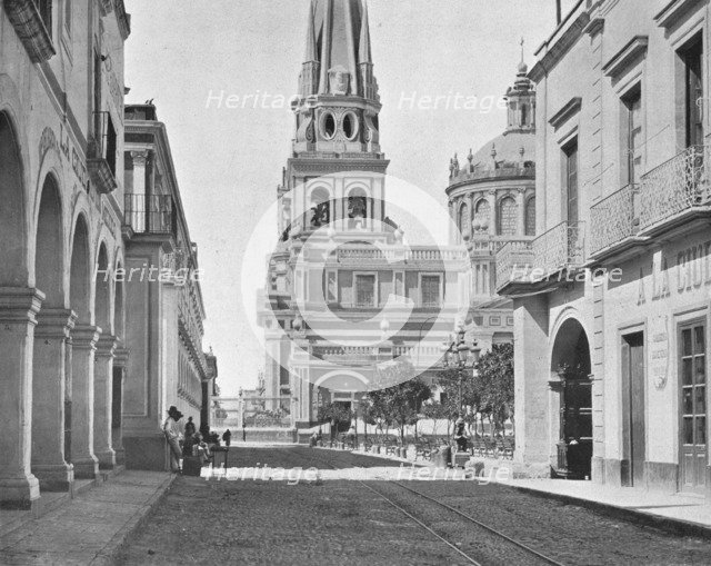 The Cathedral at Guadalajara, Mexico, c1900.  Creator: Unknown.