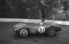 Aston Martin DB3S, Dennis Poore,Prescott hill climb 1954. Creator: Unknown.