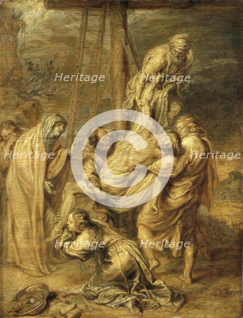 'The Deposition', 1620-1676. Artist: Abraham van Diepenbeck