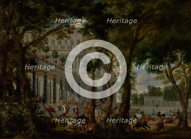 Ulysses at the Palace of Circe, 1667. Creators: Wilhelm Schubert van Ehrenberg, Carl Borromaus Andreas Ruthart.