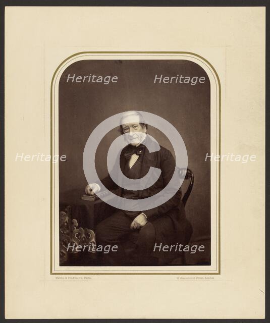 The Right Hon. John, Lord Campbell, P.C., Lord Chief Justice of England, 1857. Creator: Maull & Polyblank.