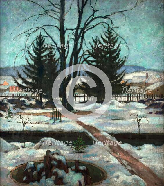 Winter, 1914. Creator: Emil Orlik.