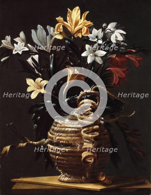 Fiasca con fiori , c. 1615-1620. Creator: Maestro della fiasca di Forlì (active c. 1615-1620).