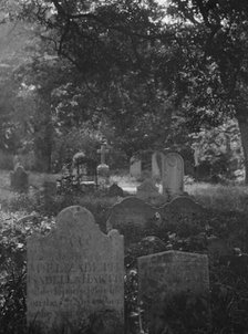 Cemetery, New Orleans or Charleston, South Carolina, between 1920 and 1926. Creator: Arnold Genthe.