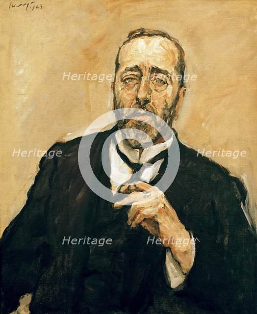 Portrait of Bernhard Dernburg (1865-1937), 1923. Creator: Slevogt, Max (1868-1932).