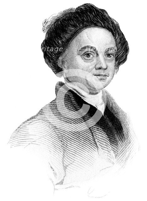 William Hogarth, 18th century English painter, printmaker, satirist and cartoonist, (c1850). Artist: Unknown