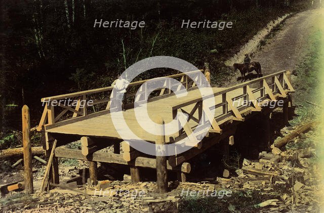 A Bridge 6 Sazhens Long. Kedrovsko-Borodavskaia Road, 1906-1908. Creator: Dorozhno-Stroitel'nyi Otdel.