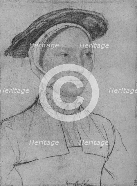 'A Lady: Unknown',  c1532-1543 (1945). Artist: Hans Holbein the Younger.