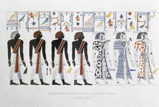 'Hieroglyphics from the Tombs of the Kings at Thebes, discovered by G Belzoni', 1820-1822. Artist: Charles Joseph Hullmandel