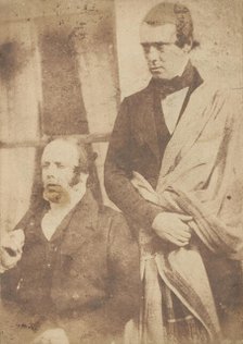 [Two Unidentified Men], 1843-47. Creators: David Octavius Hill, Robert Adamson, Hill & Adamson.