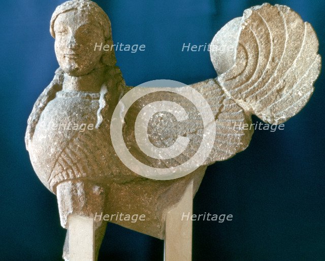 Sphinx from Cyprus, 6th century BC. Artist: Unknown