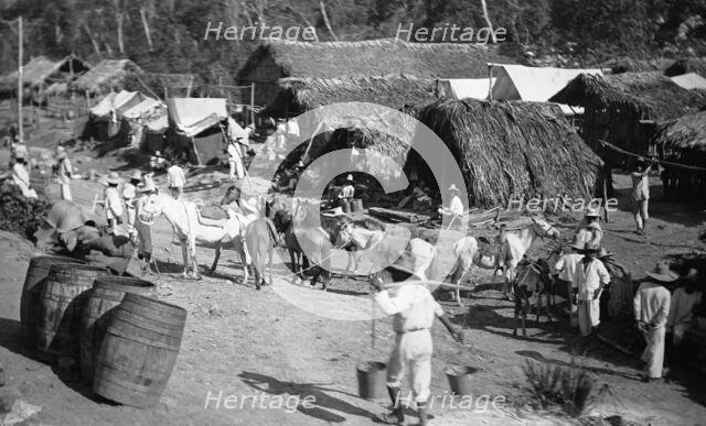 Scene in the village of Abra, between 1880 and 1897. Creator: William H. Jackson.