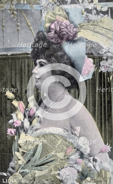 'Lidia', vintage French postcard, c1900. Artist: Unknown