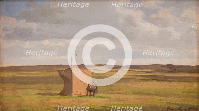 The Artist's Shelter on the Moors in Jutland, 1908-1911. Creator: Hans Smidth.