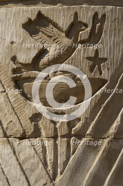 Bird relief, Temple of Kom Ombo, Egypt, Ptolemaic Dynasty, 2nd century BC (2003). Creator: Unknown.