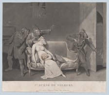First Scene of Thieves, ca. 1805. Creator: Gror.