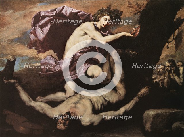 Marsyas and Apollo, 1637.