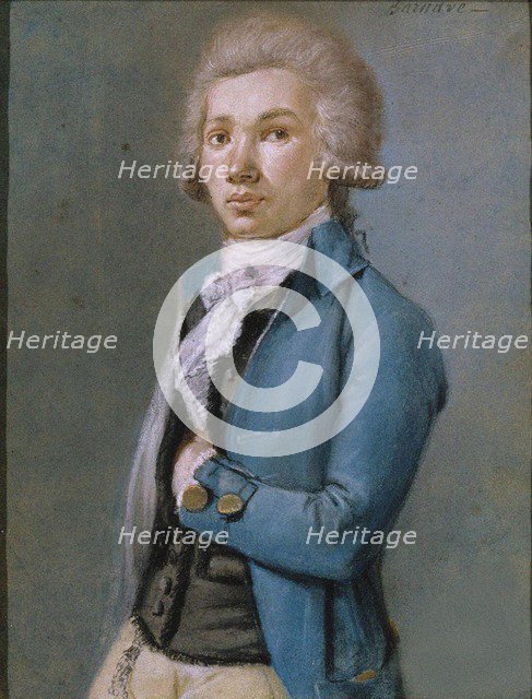 Portrait of Antoine-Pierre-Joseph-Marie Barnave (1761-1793), Late 18th cent..