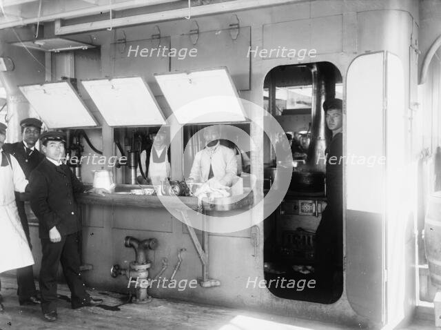 U.S.S. Newark galley, between 1891 and 1901. Creator: Unknown.