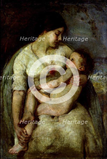 Mother and child, c1910. Creator: Grace Joel.