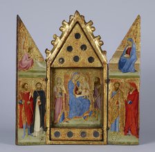 Reliquary with Madonna and Child with Saints, 1350-1359. Creator: Lippo Vanni.
