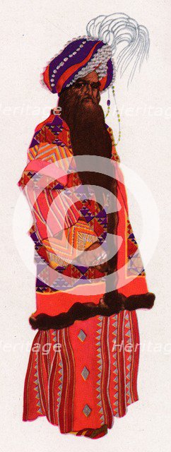 'Le Sultan Samarcande', 1922, (1923). Artist: Leon Bakst.