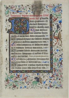 Text Leaf from a Book of Hours, c. 1430. Creator: Unknown.