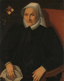 Portrait of an Elderly Lady of the Haling Family, after 1630. Creator: Anon.